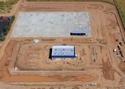 Ariel View of Werner Truck Driving Training Facility